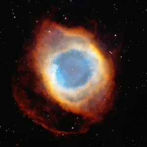 Helix nebula, satellite view (Digital Composite)
