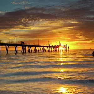 Henley Beach Jetty at Sunset, South Australia
