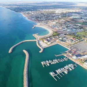 High angle view of Geraldton High angle view of Geraldton