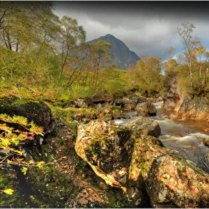 Highland stream, Buachaille Etive mor, The highlands of Scotland