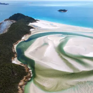 Whitehaven Beach Aerial Print