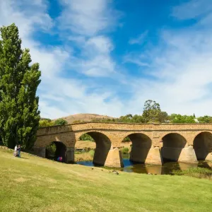 Historic Richmond Bridge, Tasmania, Australia Historic Richmond Bridge, Tasmania, Australia
