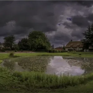 The historic village of Ashmore, the highest point in Dorset, England, United Kingdom