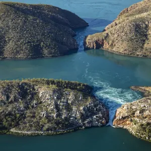 Horizontal Falls Aerial View Print Horizontal Falls Aerial View Print