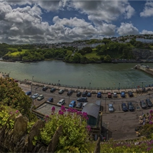 Ilfracombe harbour panorama