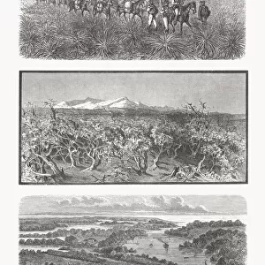 Impressions from Australia, wood engravings, published in 1893