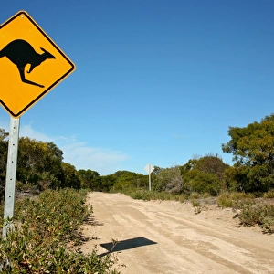 Kangaroo Island warning sign