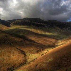 Autumn Colours in Lake District Valley Print