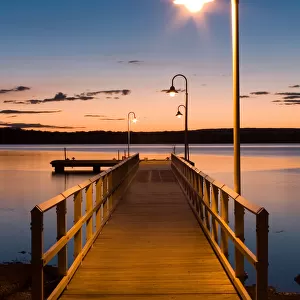 Lake Macquarie Jetty Sunset