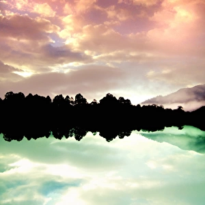 Lake Reflections at Sunrise