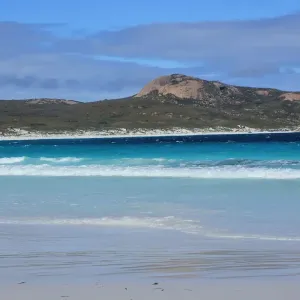 Landscape view of Lucky Bay in Cape La Grand near Esperance, Western Australia Landscape view of Lucky Bay in Cape La Grand near Esperance, Western Australia