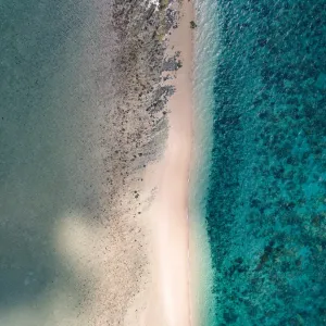 Langford Island Overhead Drone Photo Print