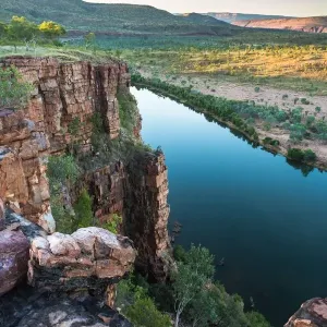 Late afternoon over outback Australia