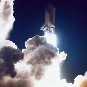 Launch of the Space shuttle Launch of the Space shuttle