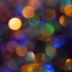 Patrones de luz en Navidad.