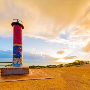 Lighthouse Memorial at Pinky Point, Ceduna, South Australia / Australia