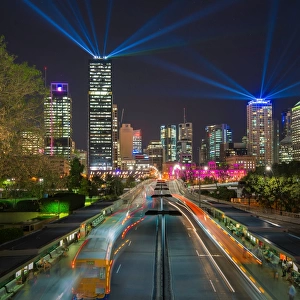 The lights of Brisbane