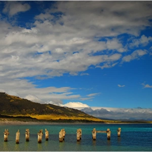 Lillies Beach, beautiful and scenic coastline near Saywers Bay Flinders Island, Tasmania