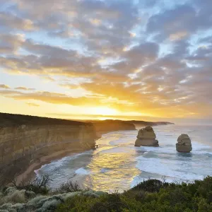 Limestone Stacks Print at The Twelve Apostles, Princetown