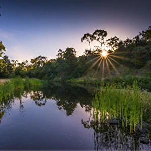 Livingstone Creek reserve at Omeo, in the Alpine mountainous region of north east Victoria, Australia