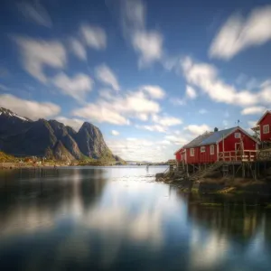 Lofoten Reine Fishing Village Print
