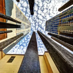 looking up
