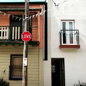 Love Street Terrace Print - Newcastle NSW Urban Scene Love Street Terrace Print - Newcastle NSW Urban Scene