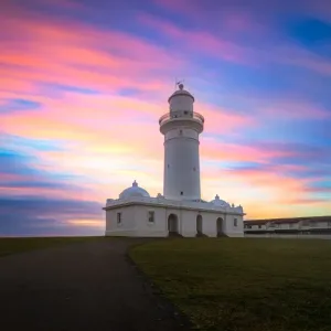 Macquarie Lighthouse Print on Sydney Horizon