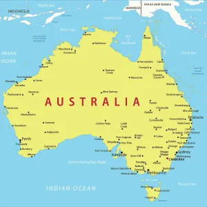 Map of Australia