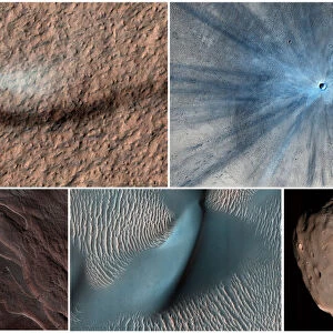 Mars Reconnaissance Orbiter Image Collage