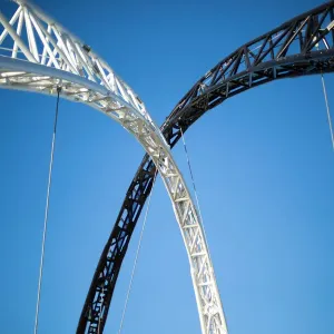 Matagarup Bridge Print, Swan River, Perth
