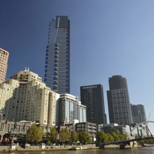 Melbourne Central Business District and Yarra River