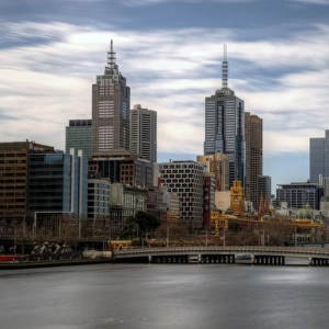 Melbourne city long exposure