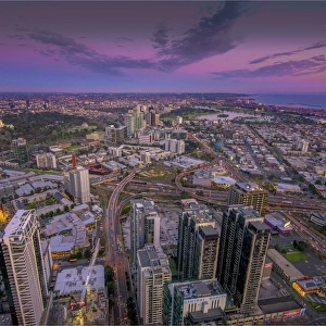 Melbourne city view, Victoria, Australia