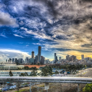 Melbourne on a Cloudy day