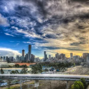 Melbourne on a Cloudy day