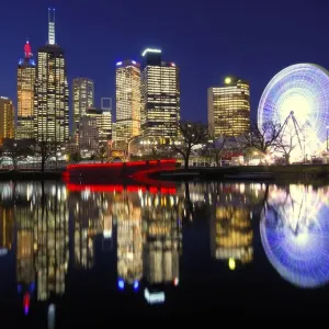 Melbourne Night Skyline Melbourne Night Skyline