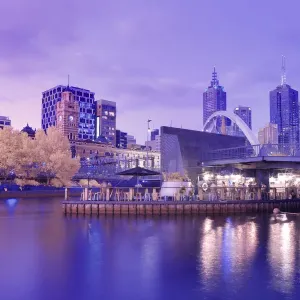 melbourne pony fish island yarra river Infrared