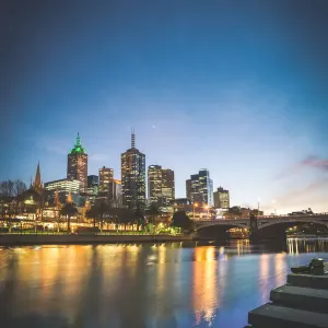 Melbourne al amanecer. Melbourne al amanecer.