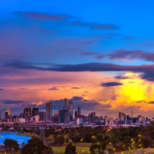 Melbourne sunset Melbourne sunset
