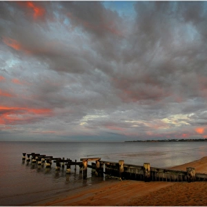 Mentone beach, Port Phillip bay, Victoria, Australia