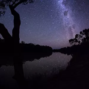 Milky Way over the Murray River. Australia