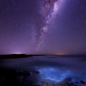 Milky Way over the Southern Ocean. Australia
