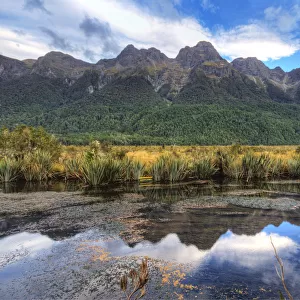 The Mirror Lake, Eglinton Valley, Fiordland
