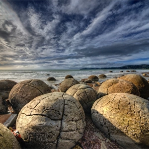 Moeraki Beach, South Island, New Zealand