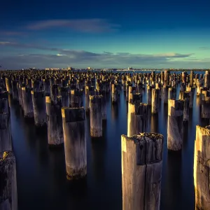 Morning light Princes Pier Morning light Princes Pier