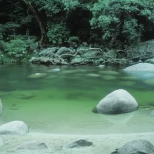 Mossman Gorge, Daintree National Park, Queensland, Australia Mossman Gorge, Daintree National Park, Queensland, Australia
