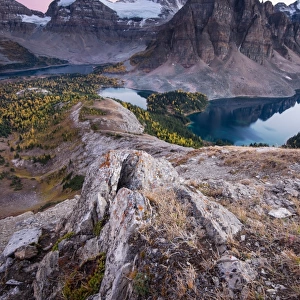 To the top of mount assiniboine