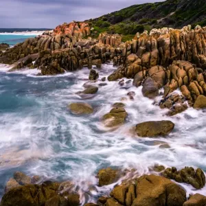 Mount William National Park at Bay of Fires, Tasmania Mount William National Park at Bay of Fires, Tasmania