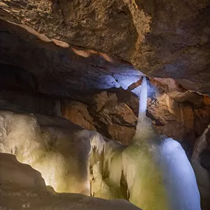 Mountain limestone caves, Hallstatt, Austria